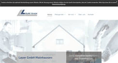 Desktop Screenshot of lauergmbh.de